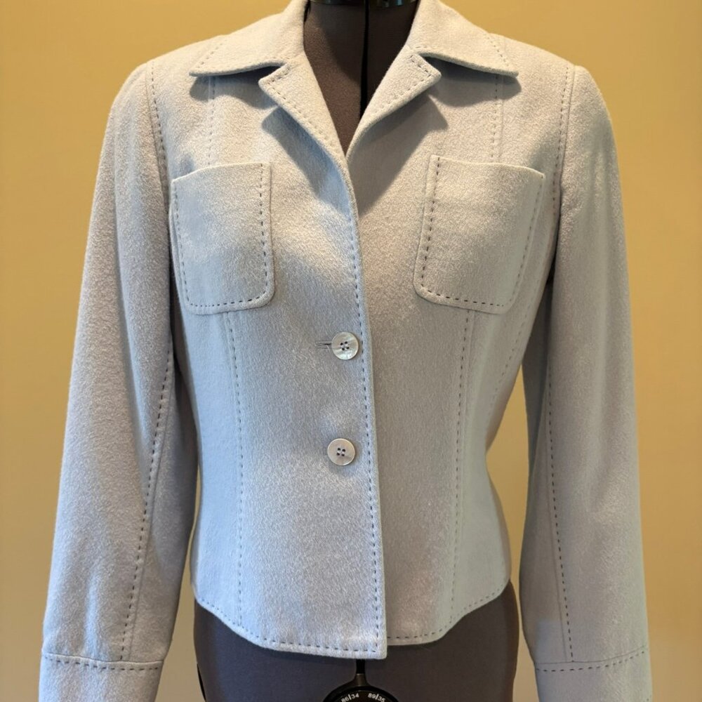 Carlisle size 0 powder blue jacket